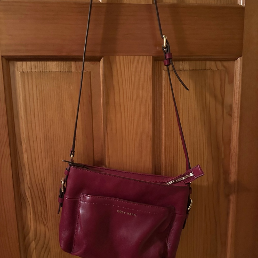 Cole Haan Wine Crossbody Bag